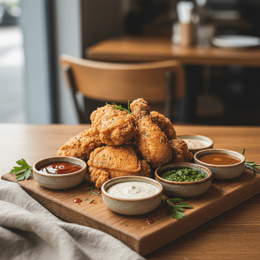 Poulet pané frite